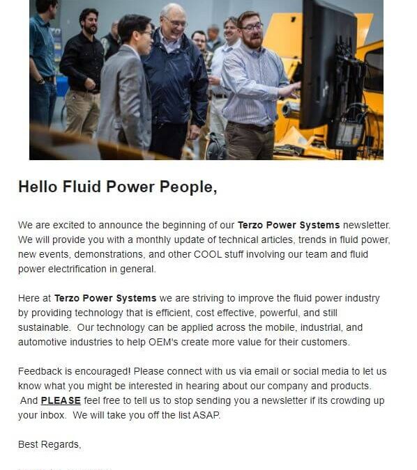 Terzo Launches Technology Newsletter