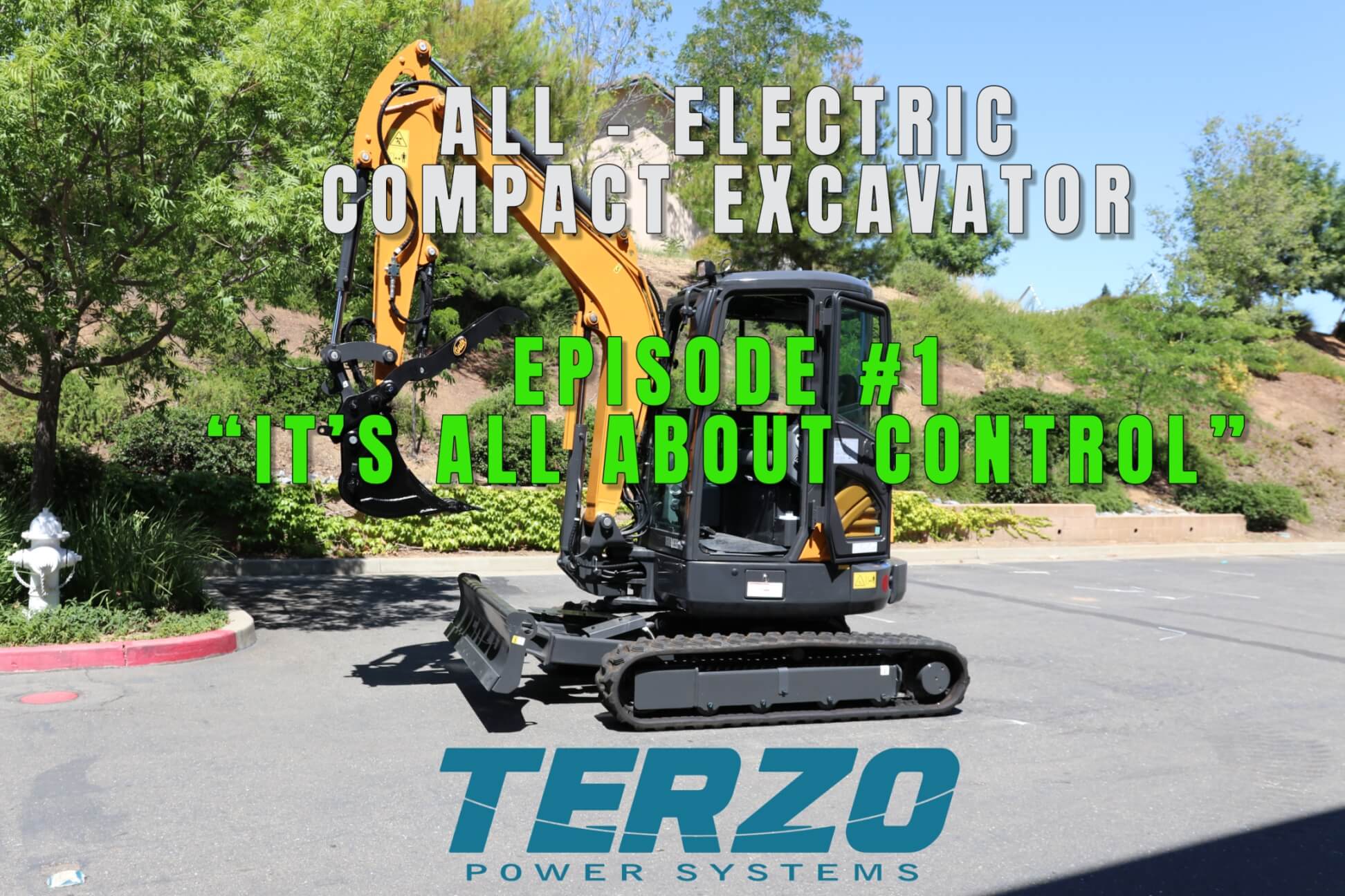 All-Electric Compact Excavator, Episode 1 - Terzo Power Systems